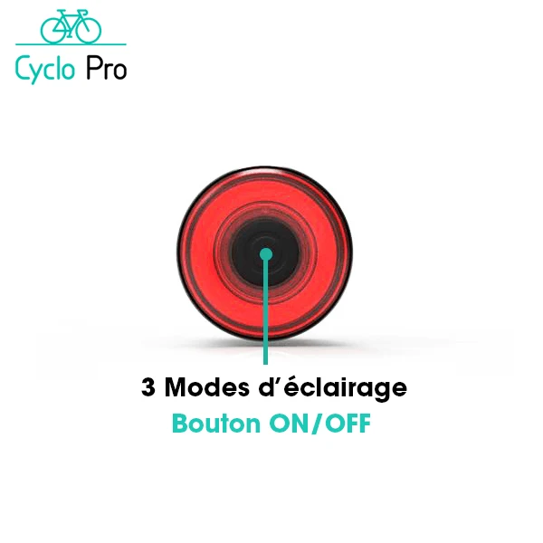 Eclairage vélo arrière intelligent CYCLOTOP
