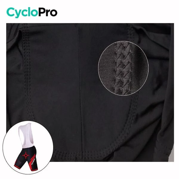TENUE DE CYCLISTE ROUTE ROUGE - SENSAS+
