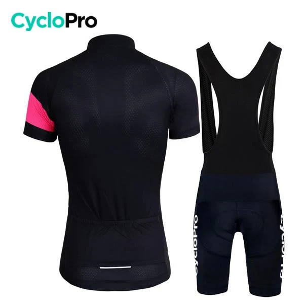 TENUE VÉLO DE ROUTE NOIRE - ÉLÉGANCE+