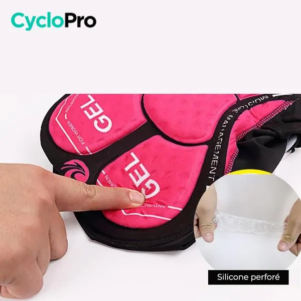 TENUE VÉLO DE ROUTE VIOLETTE - ÉLÉGANCE+