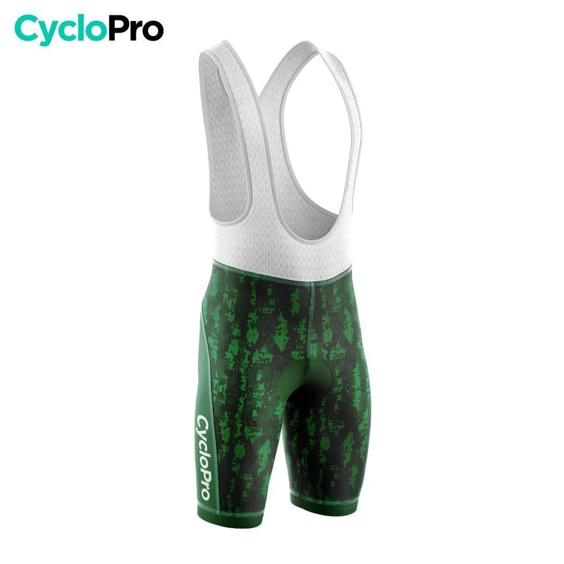 TENUE DE CYCLISME ÉTÉ HOMME VERTE - PIXEL+