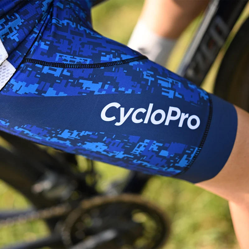 TENUE DE CYCLISME ÉTÉ HOMME BLEUE - PIXEL+