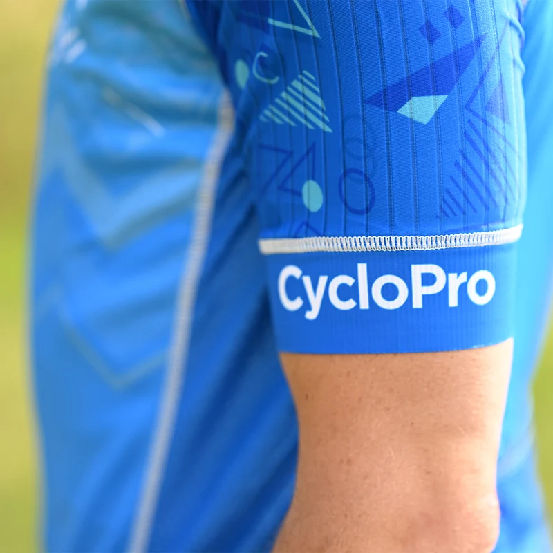 TENUE DE CYCLISME ÉTÉ HOMME BLEUE - WAVE+