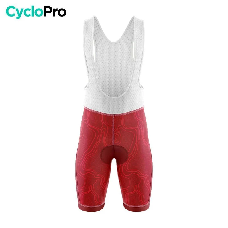 TENUE DE CYCLISME ÉTÉ HOMME ROUGE - FLUIDITY+