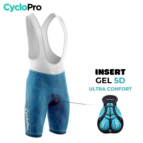 TENUE DE CYCLISME ÉTÉ HOMME BLEUE - FLUIDITY+