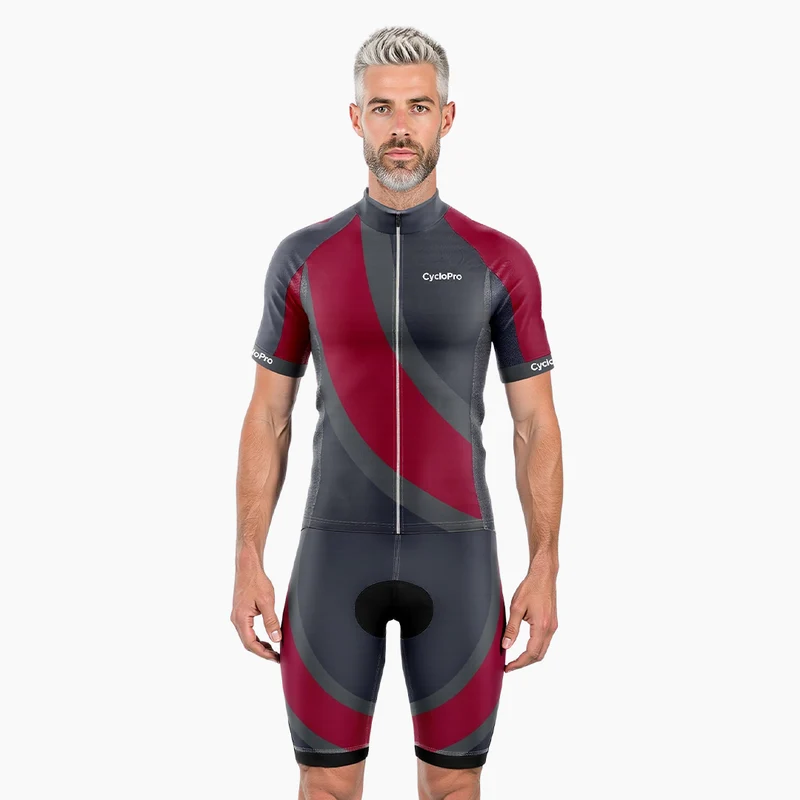 TENUE DE CYCLISME ÉTÉ HOMME ROUGE - GLADIATOR+