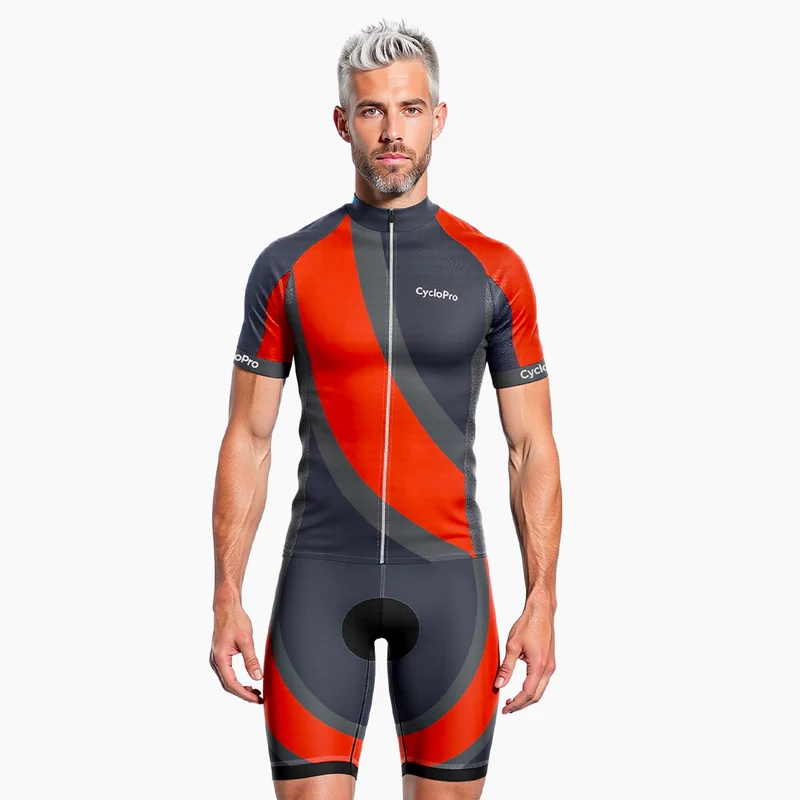 TENUE DE CYCLISME ÉTÉ HOMME ORANGE - GLADIATOR+