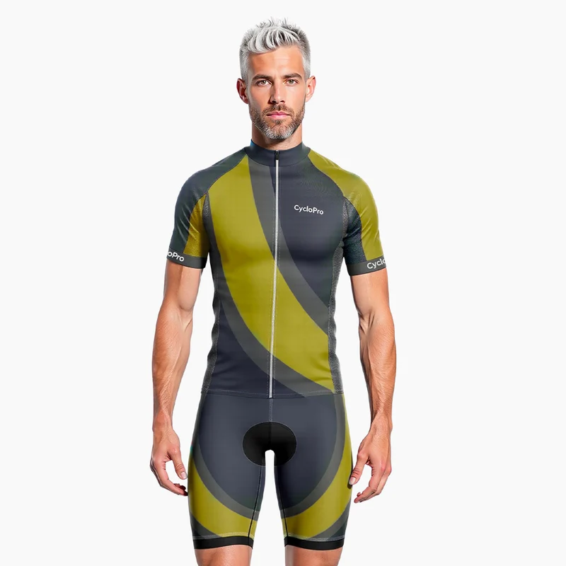 TENUE DE CYCLISME ÉTÉ HOMME JAUNE - GLADIATOR+