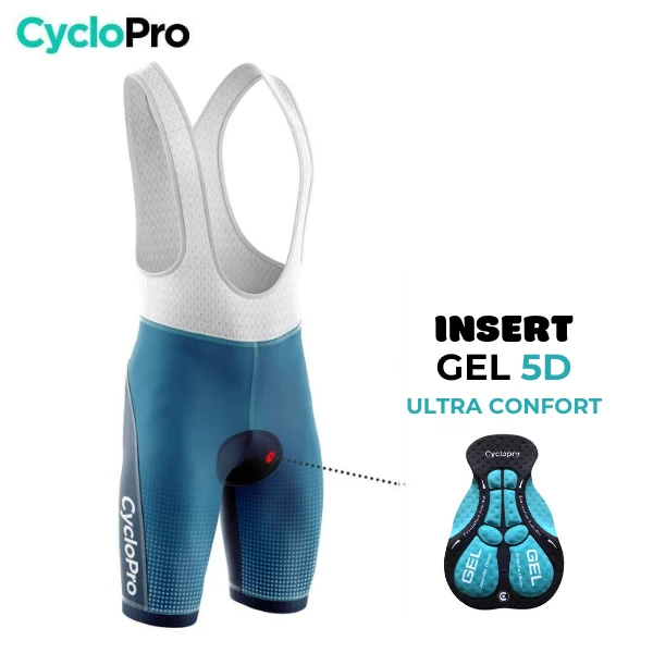 TENUE DE CYCLISME ÉTÉ HOMME BLEUE - UNI+