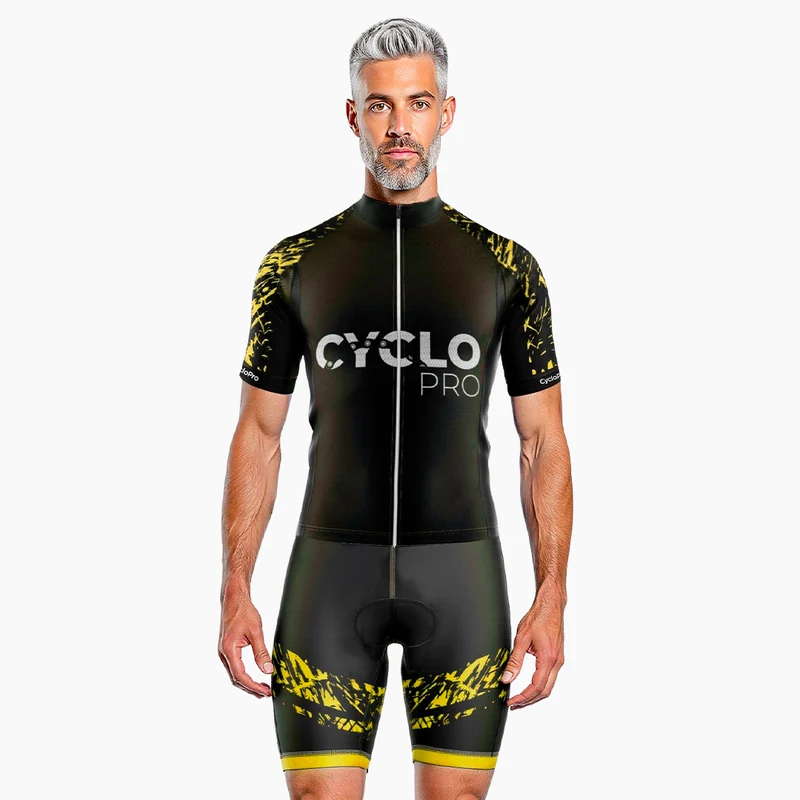 Tenue De Cyclisme été Homme Jaune - CYCLOPRO+