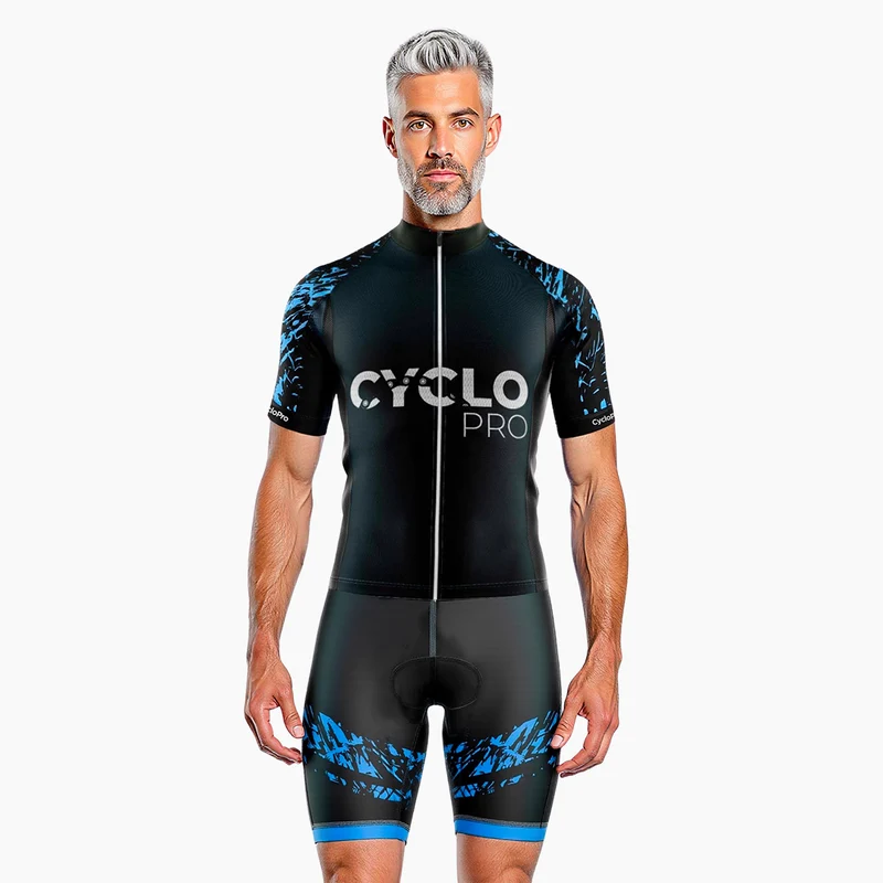 Tenue De Cyclisme été Homme Bleue - CYCLOPRO+