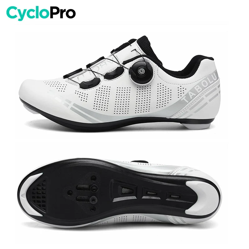 Chaussures vélo de route blanches - Road+