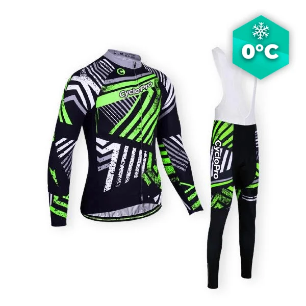TENUE CYCLISTE HIVER VERTE - DIRTY+