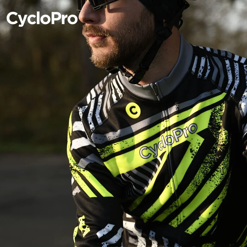 TENUE CYCLISTE HIVER JAUNE - DIRTY+