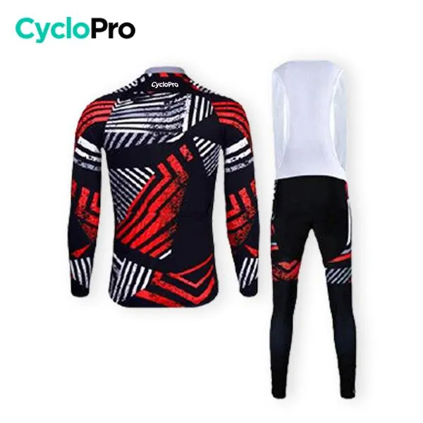 TENUE CYCLISTE HIVER ROUGE - DIRTY+