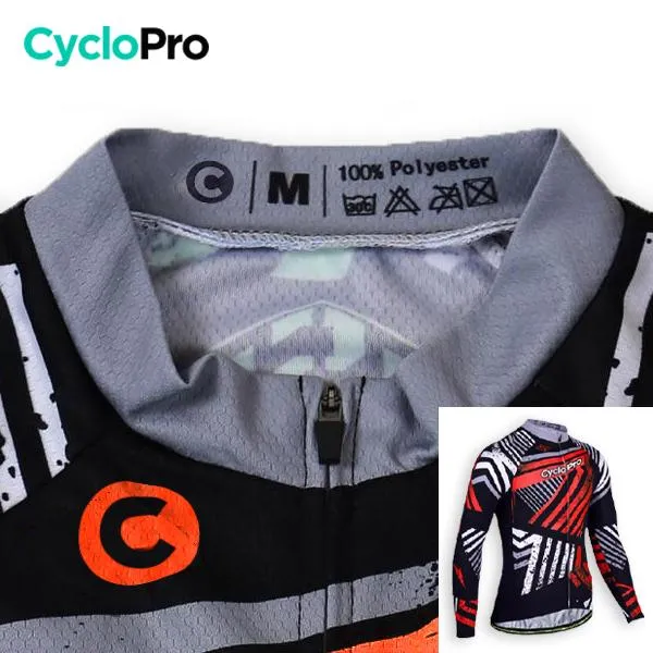 TENUE CYCLISTE HIVER ROUGE - DIRTY+
