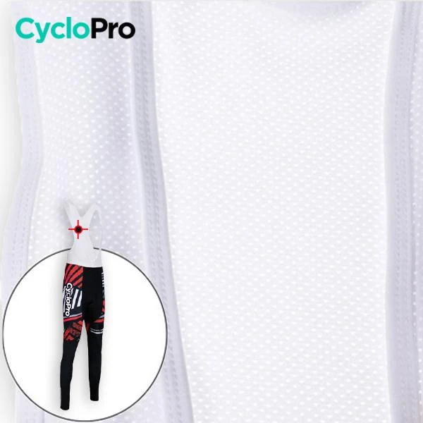 TENUE CYCLISTE HIVER ROUGE - DIRTY+