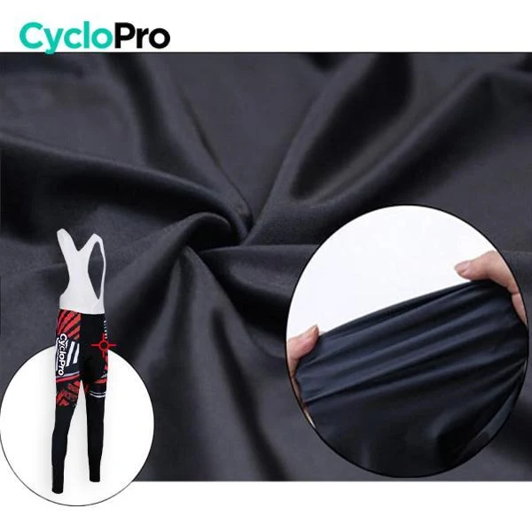 TENUE CYCLISTE HIVER ROUGE - DIRTY+