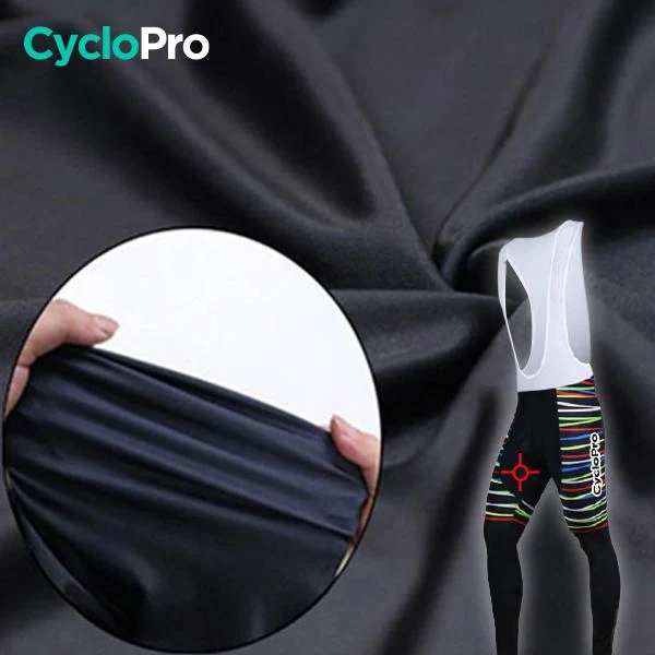 TENUE CYCLISTE HIVER NOIRE - HAPPY+