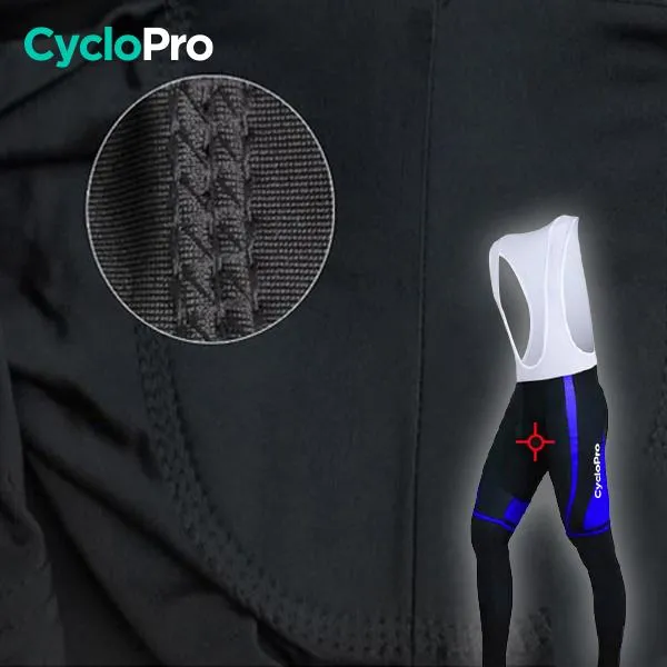 TENUE CYCLISTE HIVER BLEUE - ABSTRACT+