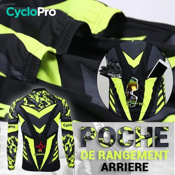 TENUE CYCLISTE HIVER JAUNE - SQUAD+