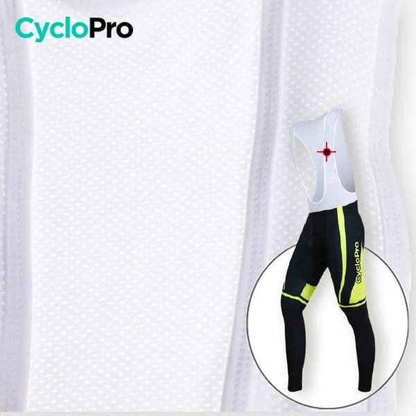 TENUE CYCLISTE HIVER JAUNE - SQUAD+
