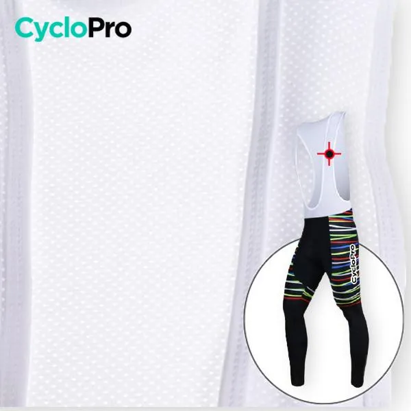 TENUE CYCLISTE AUTOMNE BLANCHE - HAPPY+