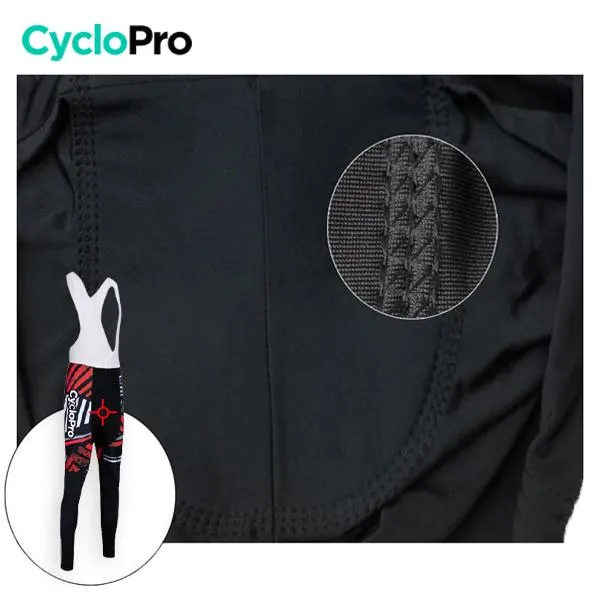 TENUE CYCLISTE AUTOMNE ROUGE - DIRTY+