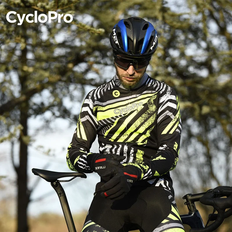 TENUE CYCLISTE AUTOMNE JAUNE - DIRTY+