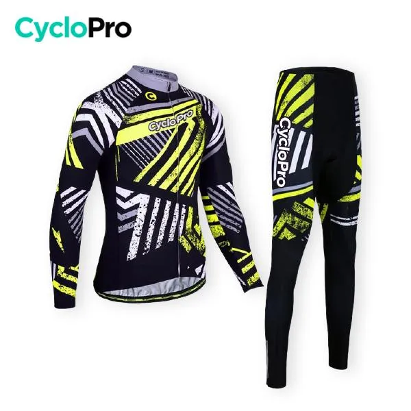 TENUE CYCLISTE AUTOMNE JAUNE - DIRTY+