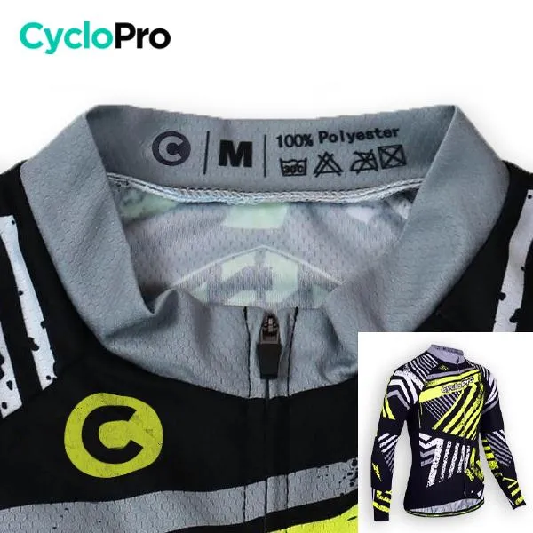 TENUE CYCLISTE AUTOMNE JAUNE - DIRTY+