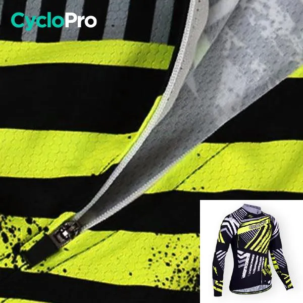 TENUE CYCLISTE AUTOMNE JAUNE - DIRTY+