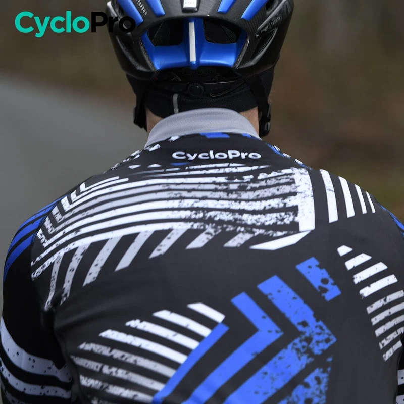 TENUE CYCLISTE AUTOMNE BLEUE - DIRTY+