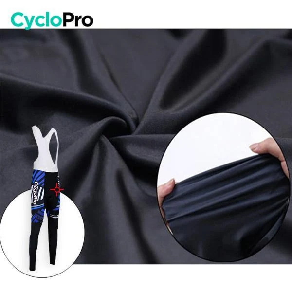 TENUE CYCLISTE AUTOMNE BLEUE - DIRTY+