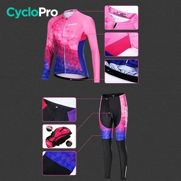 TENUE VÉLO FEMME AUTOMNE - CUBIC+