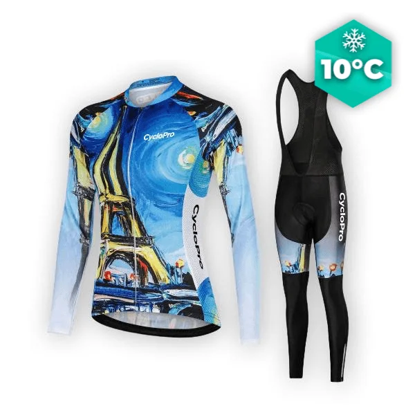 TENUE VÉLO FEMME AUTOMNE - EIFFEL+