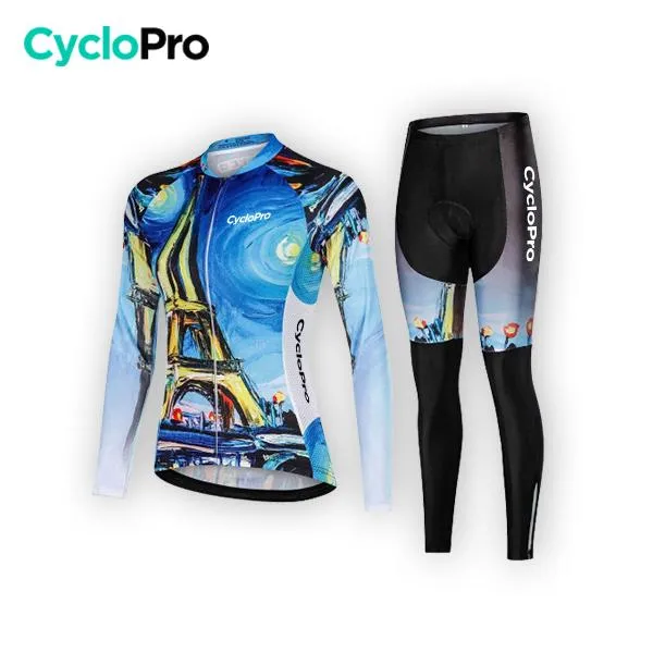 TENUE VÉLO FEMME AUTOMNE - EIFFEL+