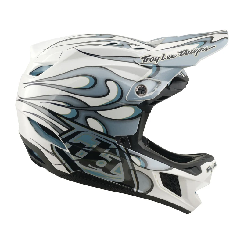 D4 Composite Helmet Torched White / Silver