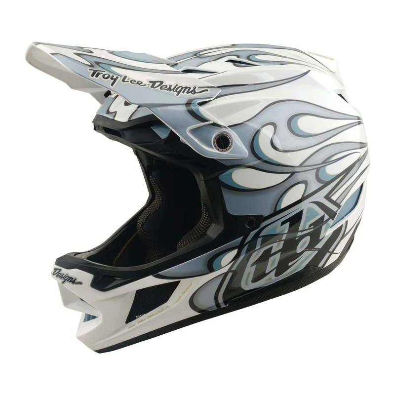 D4 Composite Helmet Torched White / Silver