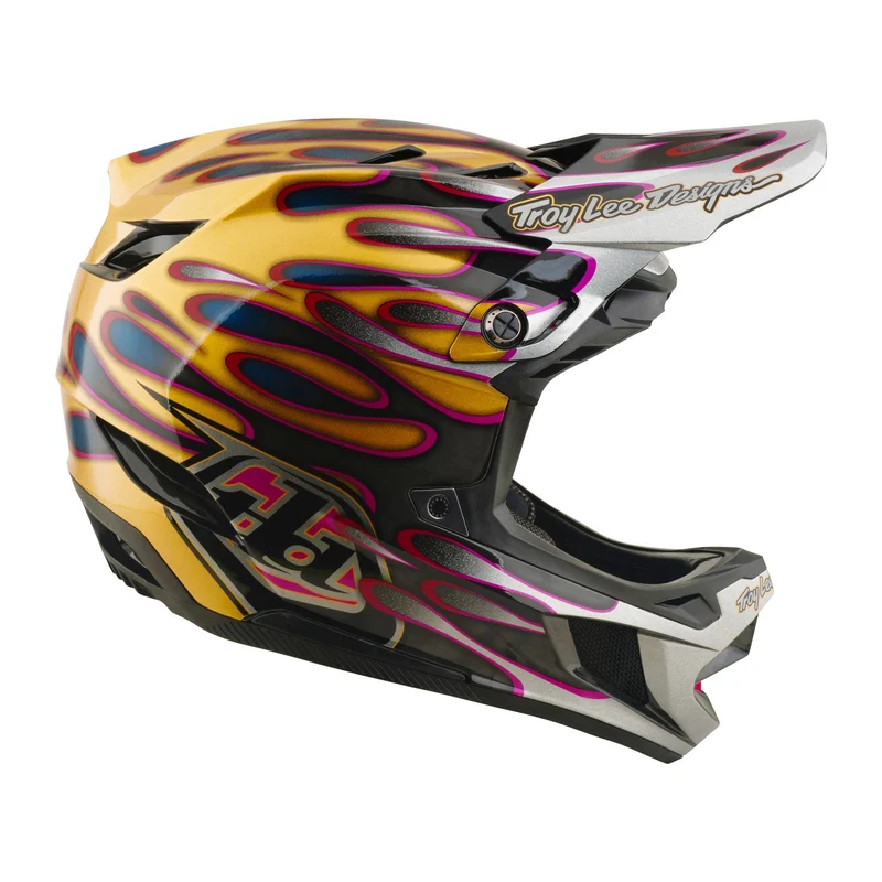 D4 Carbon Helmet Overspray Gold / Black