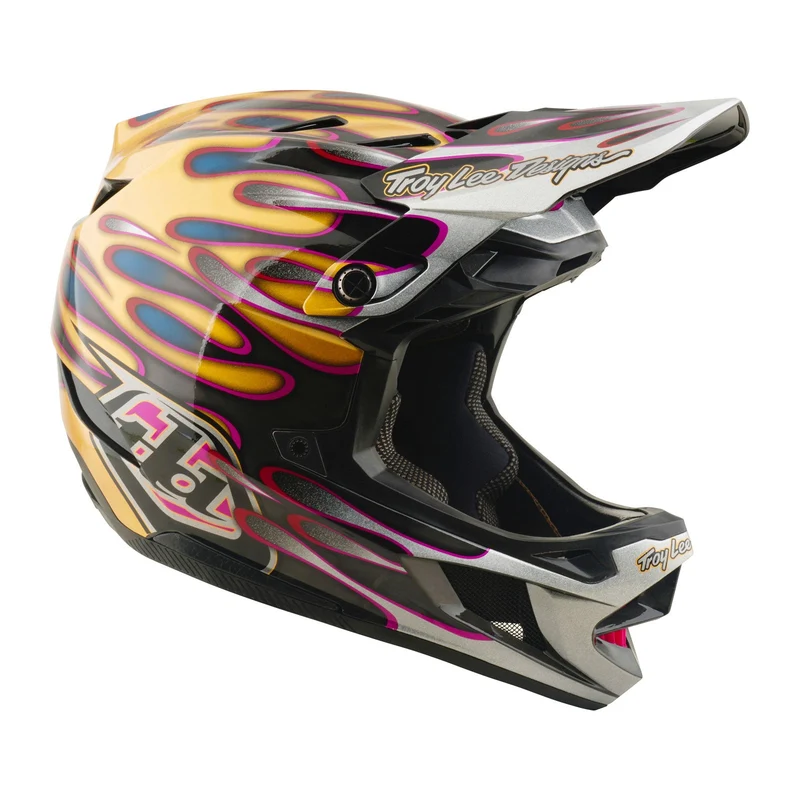 D4 Carbon Helmet Overspray Gold / Black