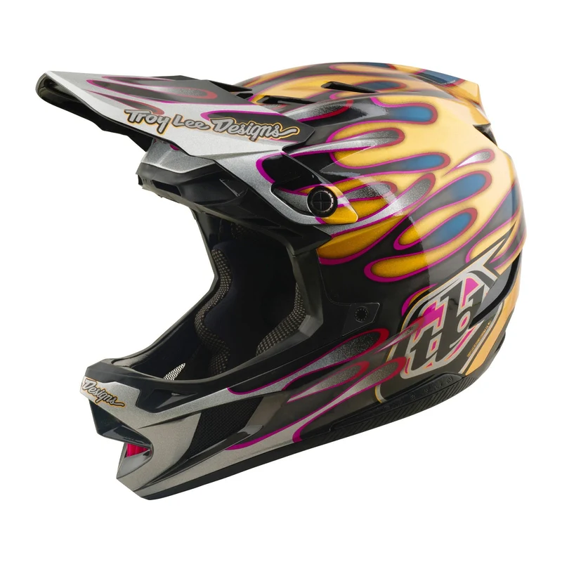 D4 Carbon Helmet Overspray Gold / Black