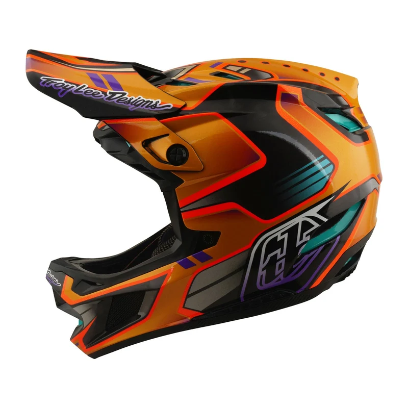 D4 Carbon Helmet Crest Gold