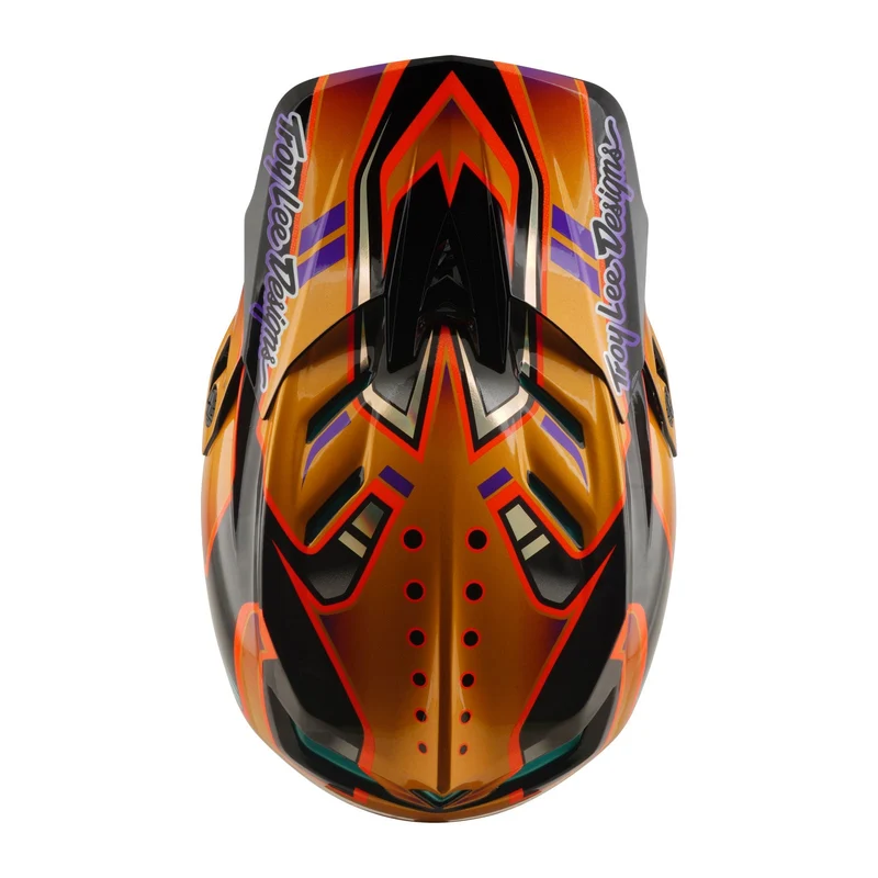 D4 Carbon Helmet Crest Gold