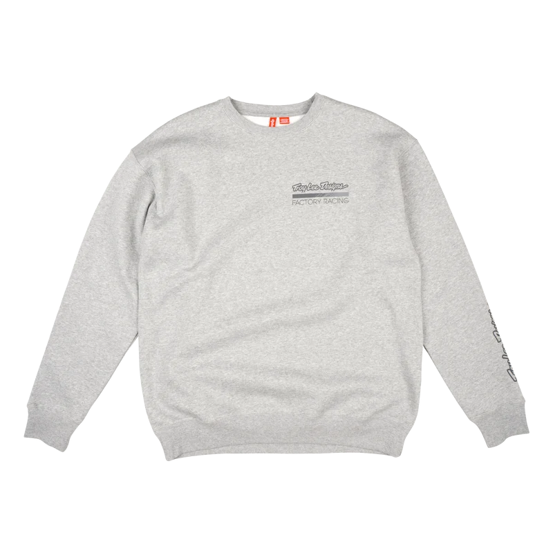 Crewneck Troy Lee Designs Factory Racing Gray Heather