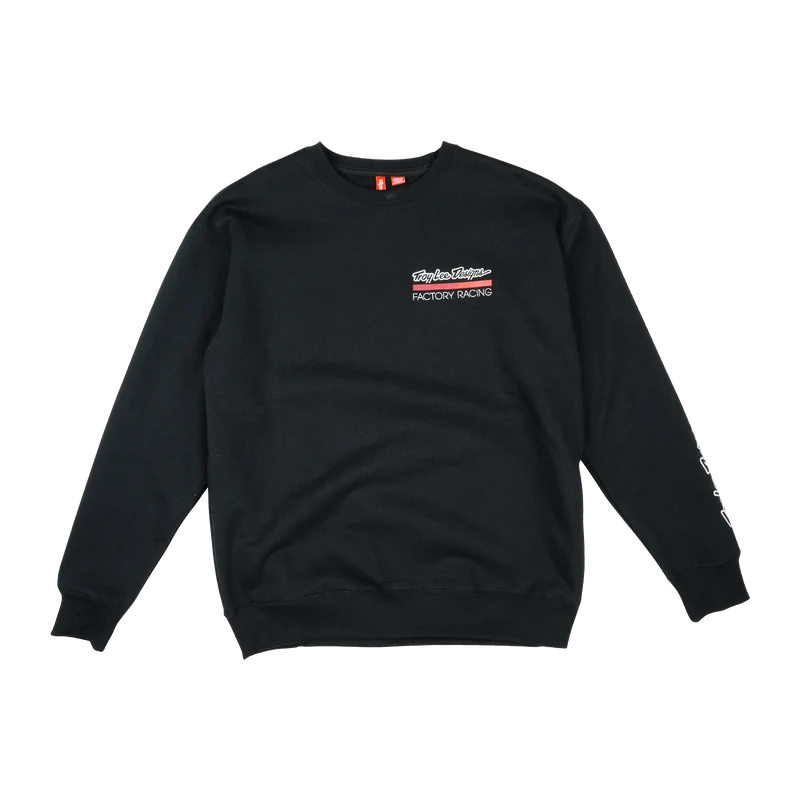 Crewneck Troy Lee Designs Factory Racing Black / Red