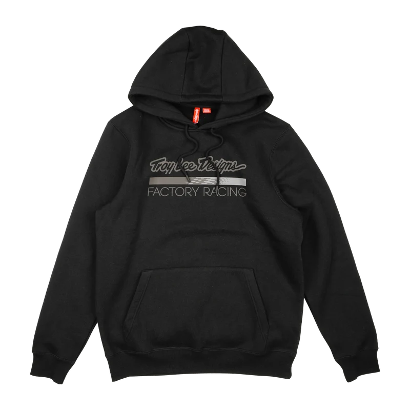 Pullover Hoodie Troy Lee Designs Factory Racing Black / Reflective
