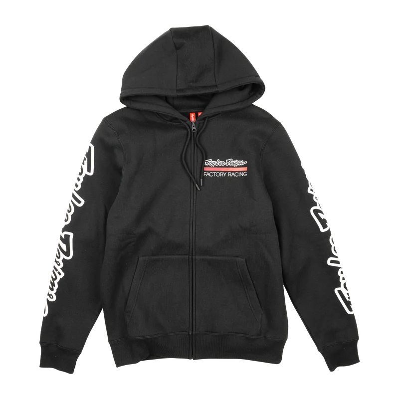 Zip up Hoodie Troy Lee Designs Factory Racing Black / Red