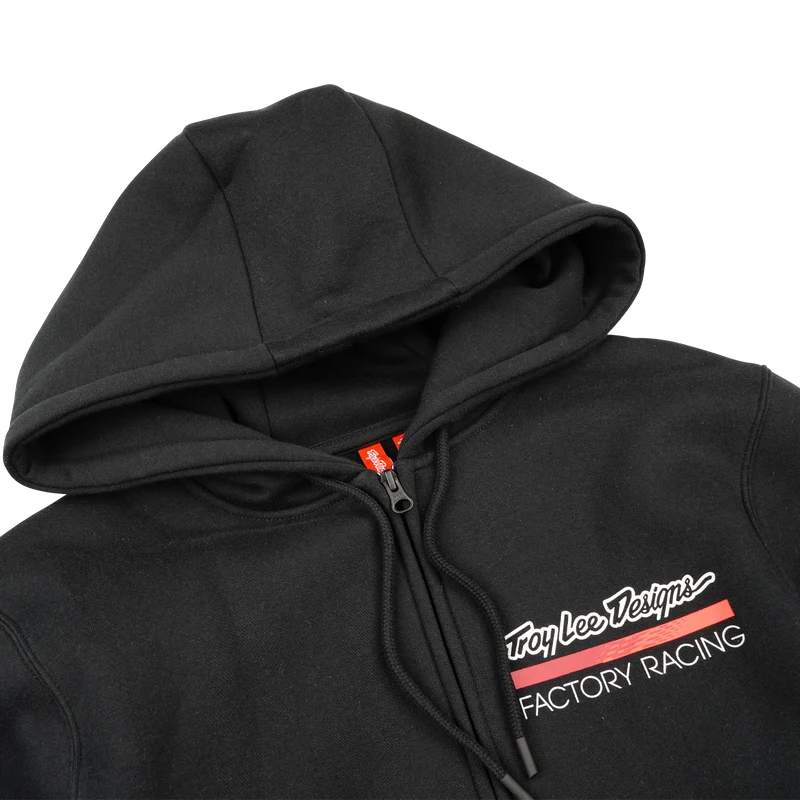 Zip up Hoodie Troy Lee Designs Factory Racing Black / Red