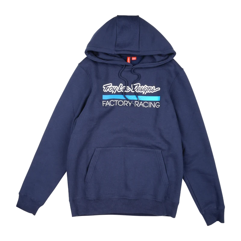Pullover Hoodie Troy Lee Designs Factory Racing Navy / Blue